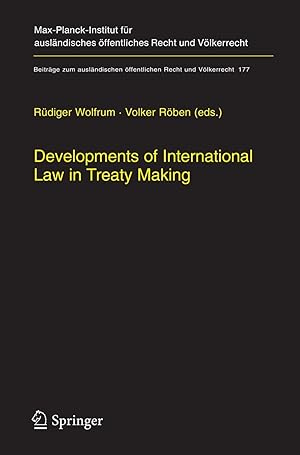 Seller image for Developments of International Law in Treaty Making for sale by moluna