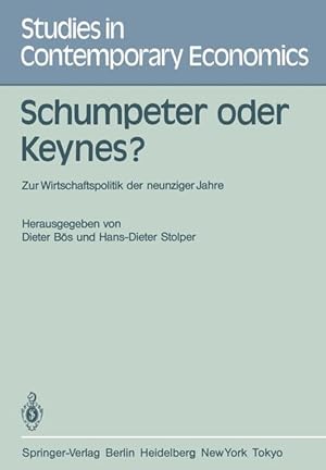 Image du vendeur pour Schumpeter oder Keynes? mis en vente par moluna