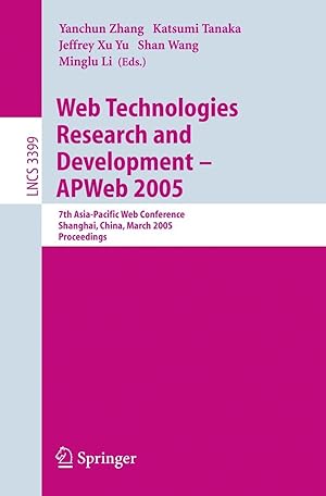 Imagen del vendedor de Web Technologies Research and Development - APWeb 2005 a la venta por moluna