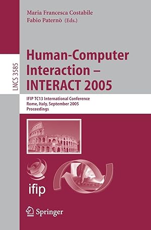 Bild des Verkufers fr Human-Computer Interaction - INTERACT 2005 zum Verkauf von moluna