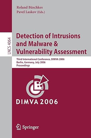 Immagine del venditore per Detection of Intrusions and Malware, and Vulnerability Assessment venduto da moluna