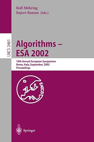 Bild des Verkufers fr Algorithms - ESA 2002 zum Verkauf von moluna
