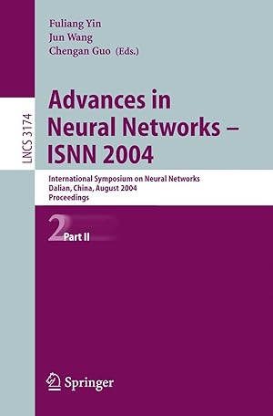 Immagine del venditore per Advances in Neural Networks - ISNN 2004 Part II venduto da moluna