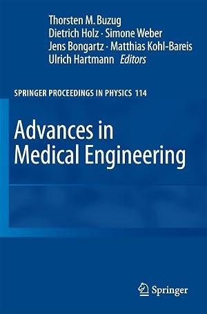 Bild des Verk�ufers f�r Advances in Medical Engineering zum Verkauf von moluna