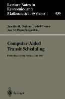 Seller image for Computer-Aided Transit Scheduling for sale by moluna