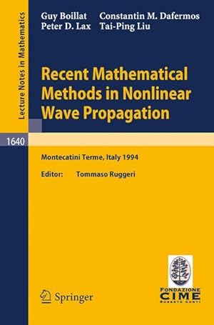 Seller image for Recent Mathematical Methods in Nonlinear Wave Propagation for sale by moluna