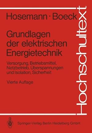 Seller image for Grundlagen der elektrischen Energietechnik for sale by moluna