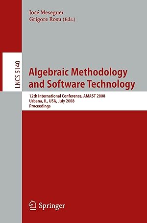 Imagen del vendedor de Algebraic Methodology and Software Technology a la venta por moluna