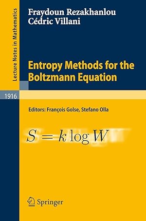 Seller image for Entropy Methods for the Boltzmann Equation for sale by moluna