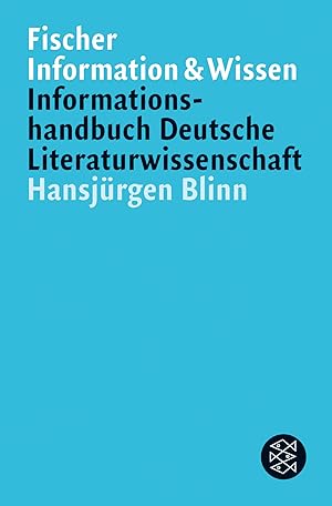Bild des Verkufers fr Informationshandbuch Deutsche Literaturwissenschaft zum Verkauf von moluna