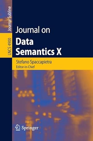 Immagine del venditore per Journal on Data Semantics X venduto da moluna