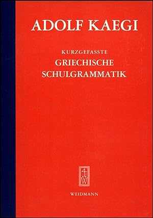Seller image for Kurzgefasste Griechische Schulgrammatik for sale by moluna