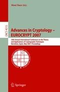 Seller image for Advances in Cryptology - EUROCRYPT 2007 for sale by moluna