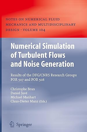 Seller image for Numerical Simulation of Turbulent Flows and Noise Generation for sale by moluna