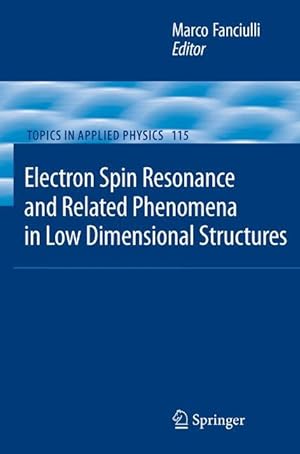 Seller image for Electron Spin Resonance and Related Phenomena in Low-Dimensional Structures for sale by moluna