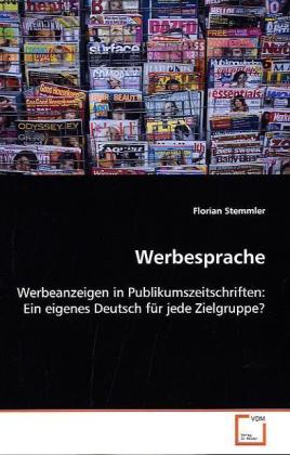 Seller image for Werbesprache for sale by moluna
