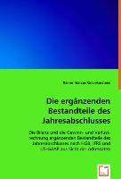 Seller image for Die ergaenzenden Bestandteile des Jahresabschlusses for sale by moluna