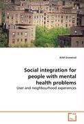 Seller image for Social integration for people with mental health problems for sale by moluna