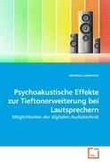 Imagen del vendedor de Psychoakustische Effekte zur Tieftonerweiterung bei Lautsprechern a la venta por moluna