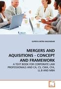 Image du vendeur pour MERGERS AND AQUISITIONS - CONCEPT AND FRAMEWORK mis en vente par moluna