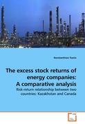 Imagen del vendedor de The excess stock returns of energy companies: A comparative analysis a la venta por moluna