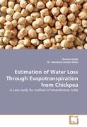 Seller image for Estimation of Water Loss Through Evapotranspiration from Chickpea for sale by moluna