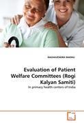 Imagen del vendedor de Evaluation of Patient Welfare Committees (Rogi Kalyan Samiti) a la venta por moluna