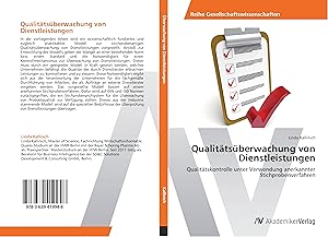Seller image for Qualitaetsberwachung von Dienstleistungen for sale by moluna