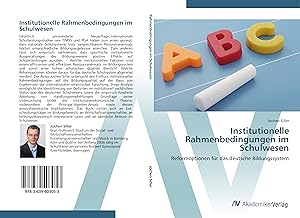 Seller image for Institutionelle Rahmenbedingungen im Schulwesen for sale by moluna