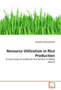 Imagen del vendedor de Resource Utilization in Rice Production a la venta por moluna