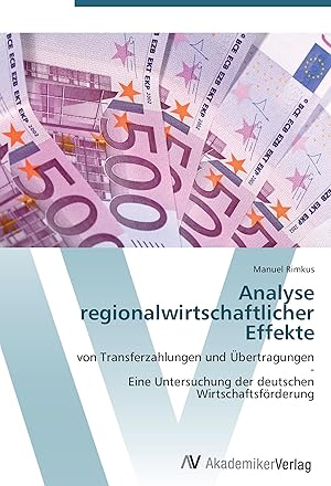 Seller image for Analyse regionalwirtschaftlicher Effekte for sale by moluna