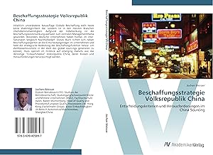 Seller image for Beschaffungsstrategie Volksrepublik China for sale by moluna