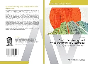 Seller image for Stadtzerstoerung und Wiederaufbau in Osteuropa for sale by moluna