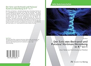 Seller image for Der Satz von Bertrand und Puiseux/ Hartman-Nirenberg in R^n+1 for sale by moluna