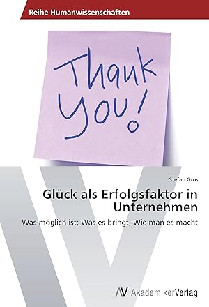 Seller image for Glck als Erfolgsfaktor in Unternehmen for sale by moluna