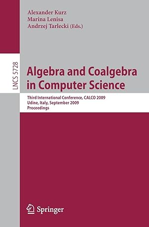 Seller image for Algebra and Coalgebra in Computer Science for sale by moluna
