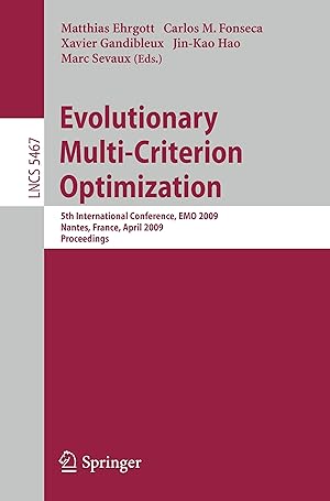 Seller image for Evolutionary Multi-Criterion Optimization for sale by moluna