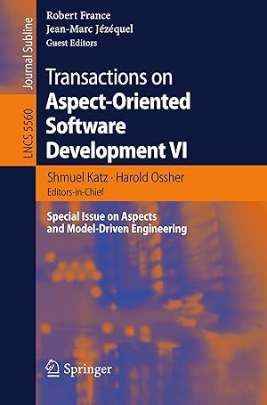 Imagen del vendedor de Transactions on Aspect-Oriented Software Development VI a la venta por moluna