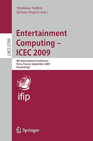Seller image for Entertainment Computing ICEC 2009 for sale by moluna