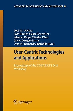 Imagen del vendedor de User-Centric Technologies and Applications a la venta por moluna