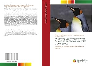 Seller image for Adubo de couro bovino com nfase no impacto ambiental e energtico for sale by moluna