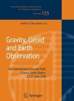 Image du vendeur pour Gravity, Geoid and Earth Observation mis en vente par moluna