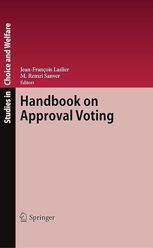 Seller image for Handbook on Approval Voting for sale by moluna