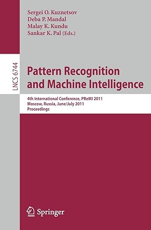 Imagen del vendedor de Pattern Recognition and Machine Intelligence a la venta por moluna