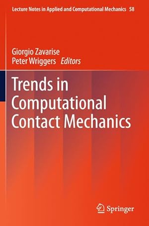 Seller image for Trends in Computational Contact Mechanics for sale by moluna