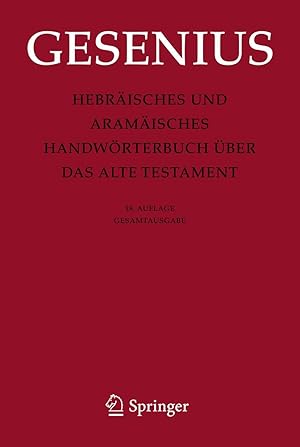 Bild des Verkufers fr Hebraeisches und Aramaeisches Handwoerterbuch ber das Alte Testament zum Verkauf von moluna