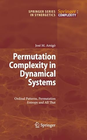 Imagen del vendedor de Permutation Complexity in Dynamical Systems a la venta por moluna