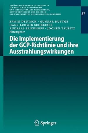 Seller image for Die Implementierung der GCP-Richtlinie und ihre Ausstrahlungswirkungen for sale by moluna