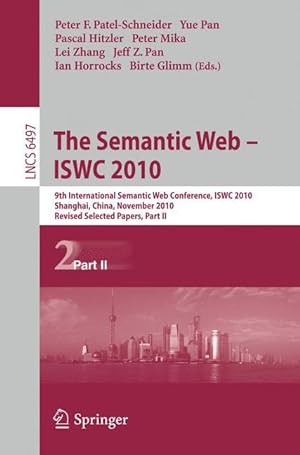 Imagen del vendedor de The Semantic Web - ISWC 2010 a la venta por moluna
