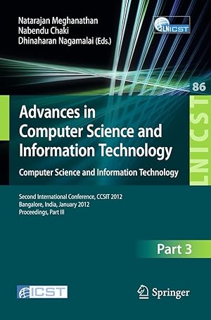 Immagine del venditore per Advances in Computer Science and Information Technology. Computer Science and Information Technology venduto da moluna